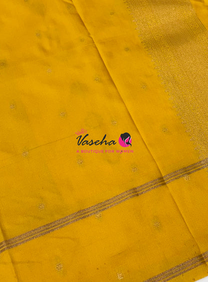 Semi Soft Silk  - Yellow  Shade - VVSSS041