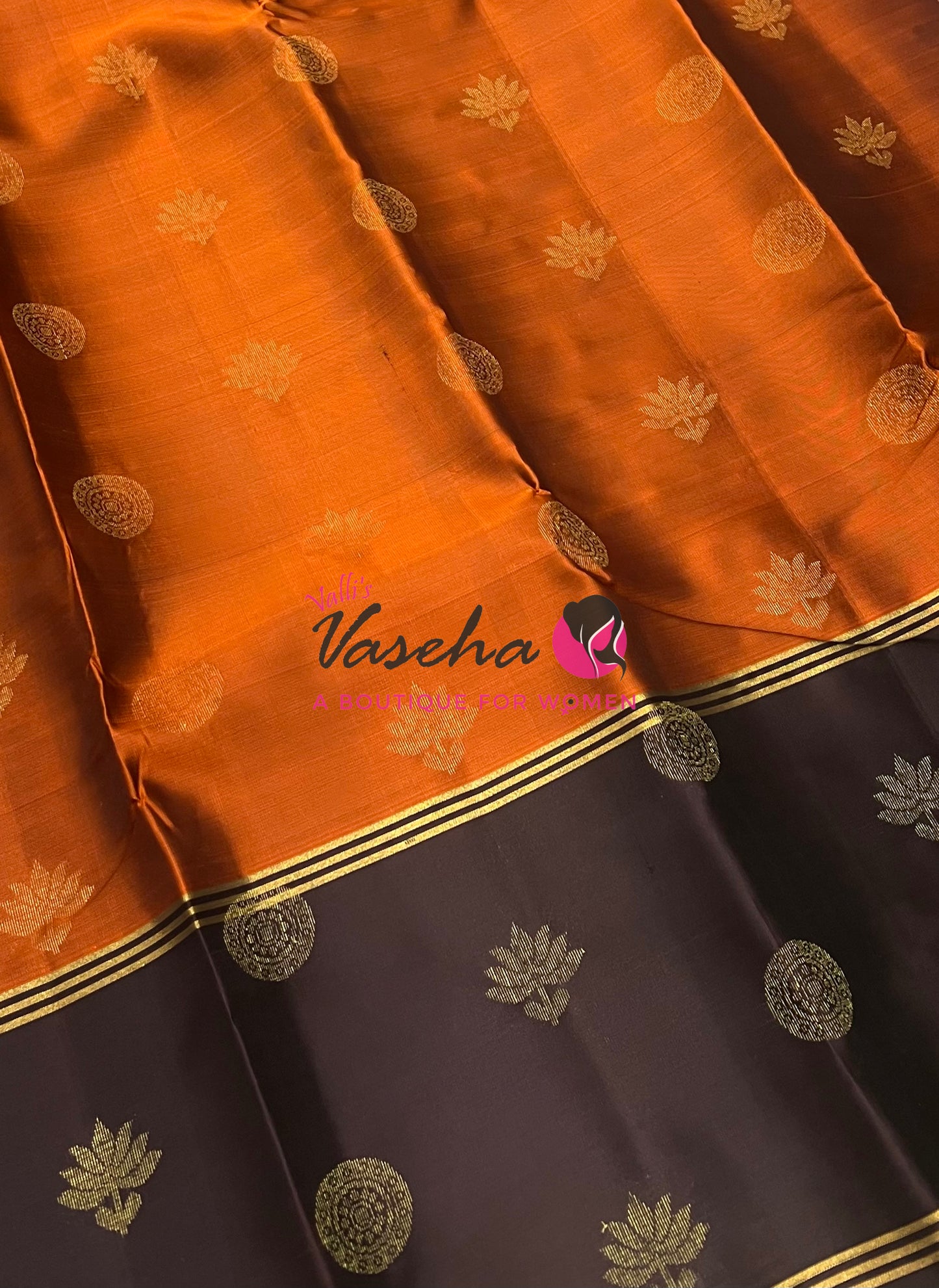 Half Mix - Pure Soft Silk Saree - Long Retta Petta Border with Butta - VVPSS084