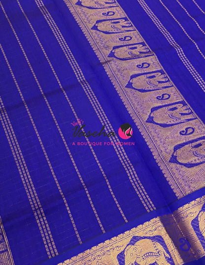 Semi Silk Cotton Saree Lakshadeepam Shade |VVSSC009