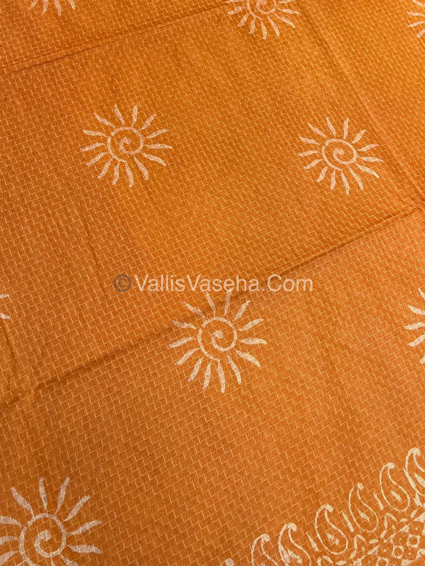 Bhagalpuri Silk | Orange with Pink Shade |VVBS009