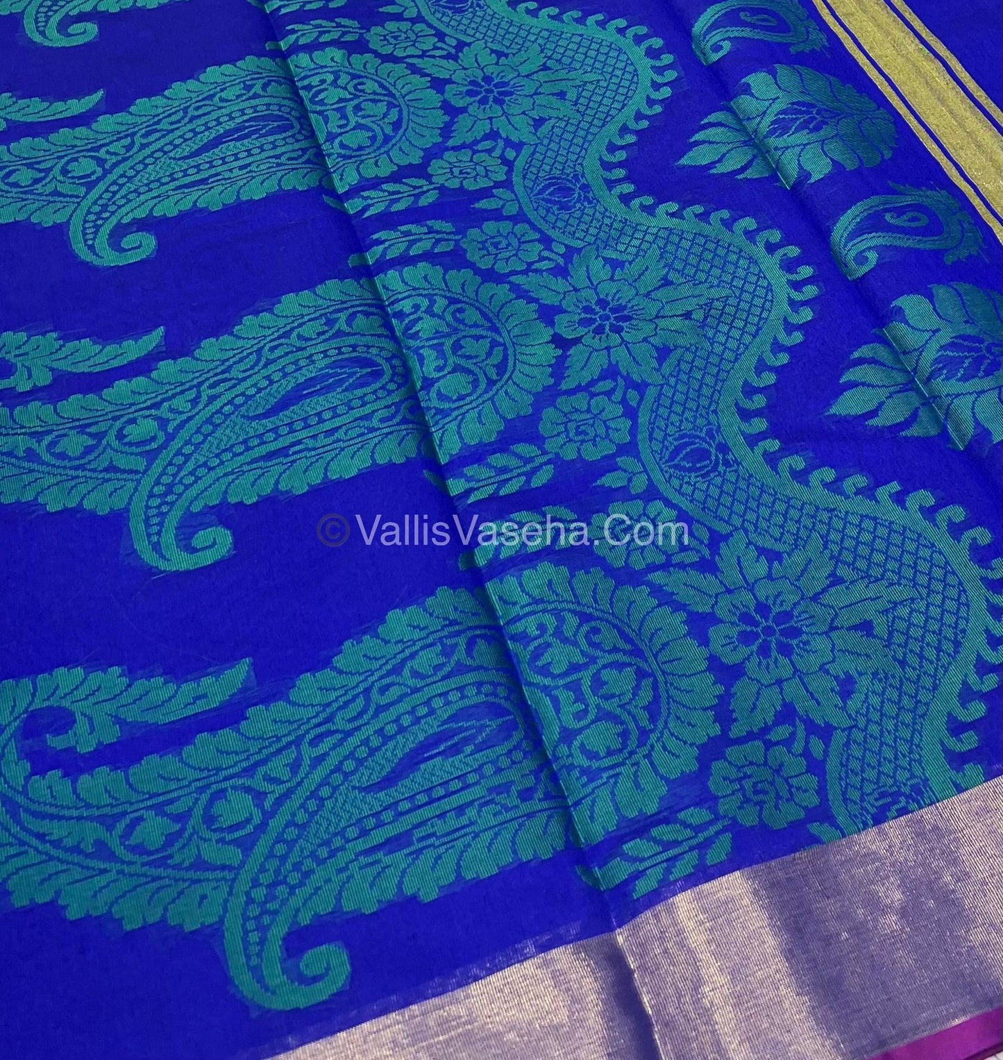 Banarasi - Kora Tanchoi - Semi Soft Silk Saree - VVKTS001