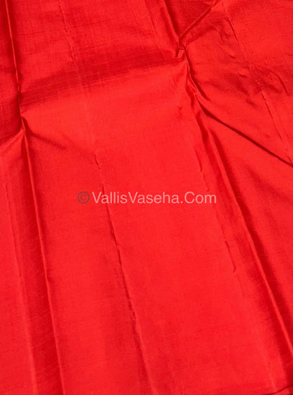 Pure Kanchipuram Silk Saree - Thalampoo - VVPS003