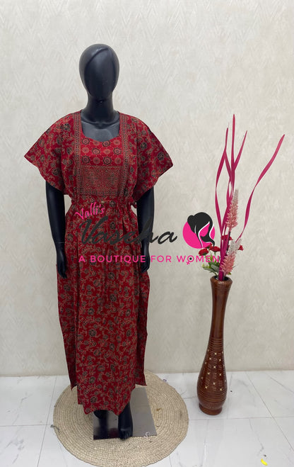 Long Kaftan  - Nighties - VVJN001