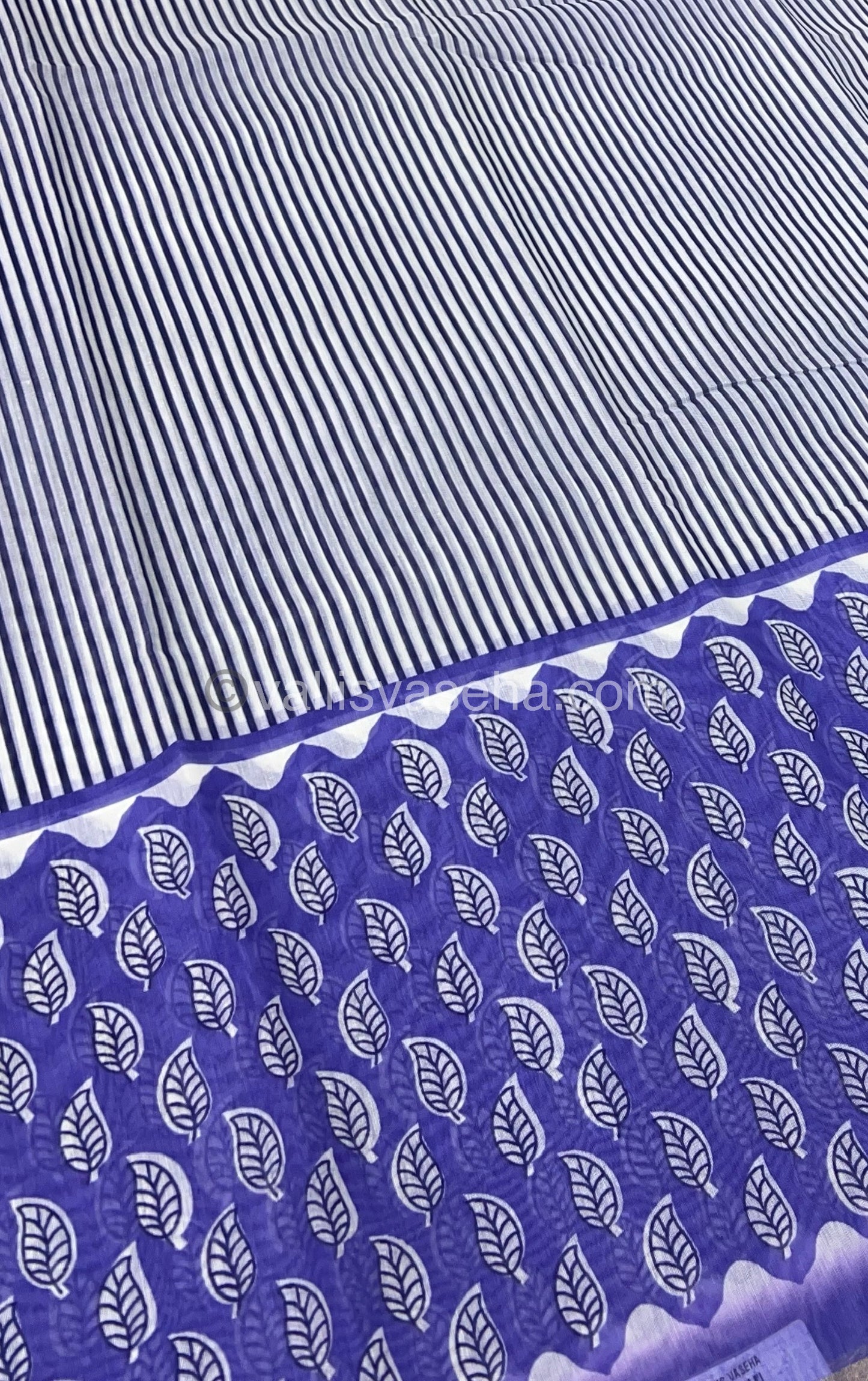 Semi Chanderi Saree - Lavender Shade - VVSCS004