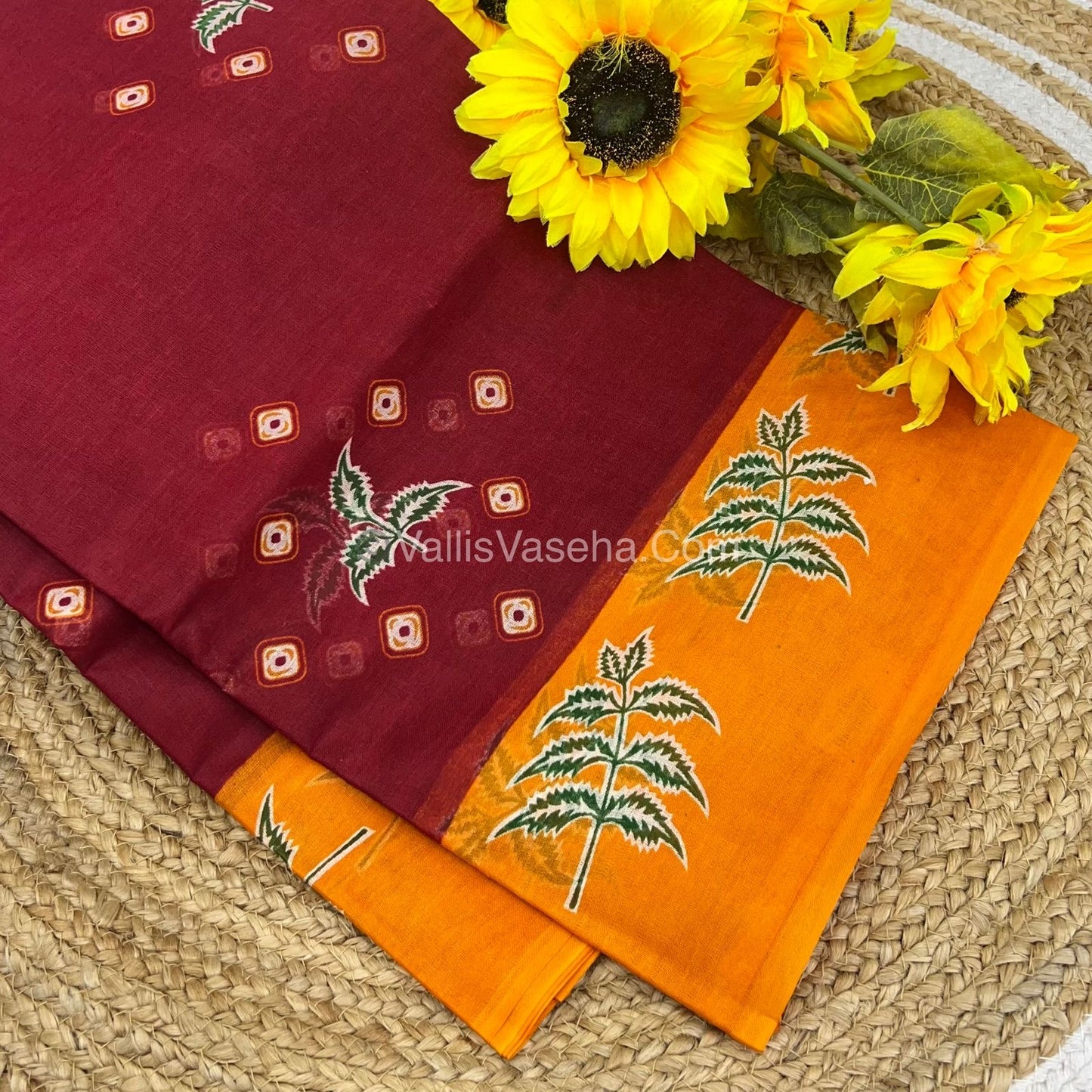 Pure Cotton Voile Saree | VVPVS001