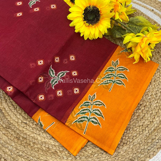 Pure Cotton Voile Saree | VVPVS001