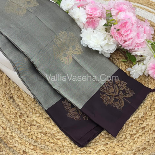 Half Mix - Pure Soft Silk Saree - VVPSS043