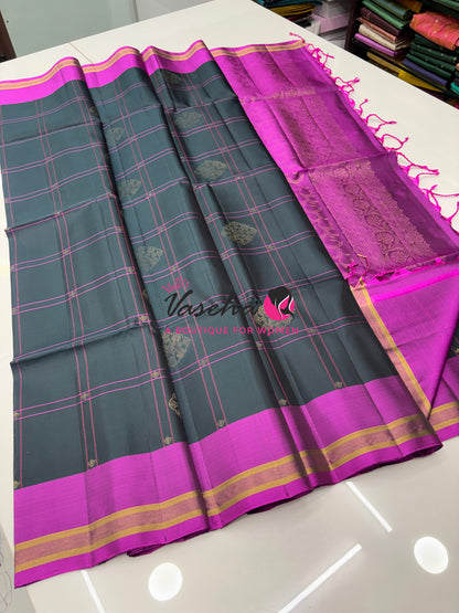 Half Mix - Pure Soft Silk Saree - VVPSS156