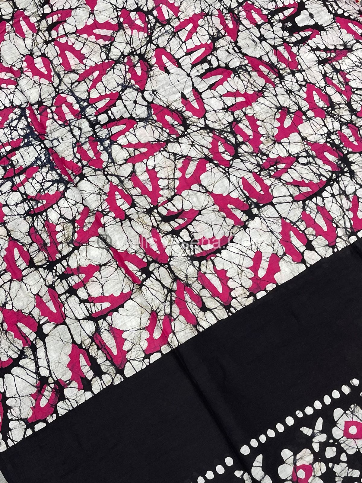 Pure Soft Mul Mul Cotton Sarees - Hand Block Prints - VVMMC007