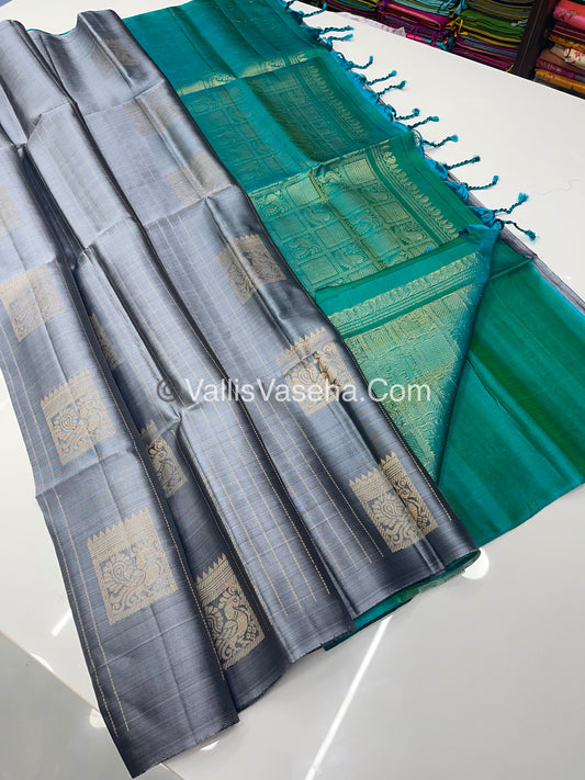Pure Soft Silk Saree - Light Weight - Border Less - VVPSS034