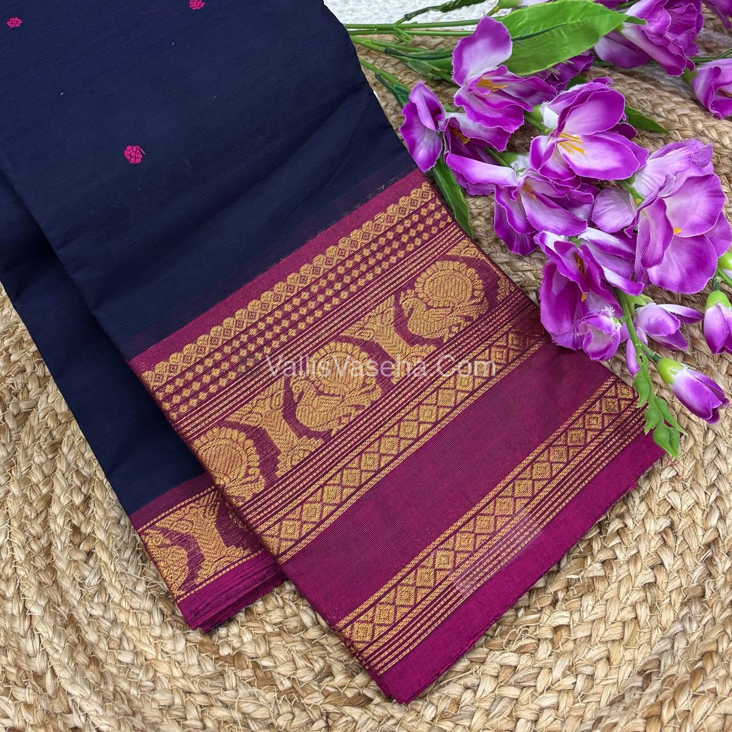 Kanchi Cotton Saree - VVKCS012