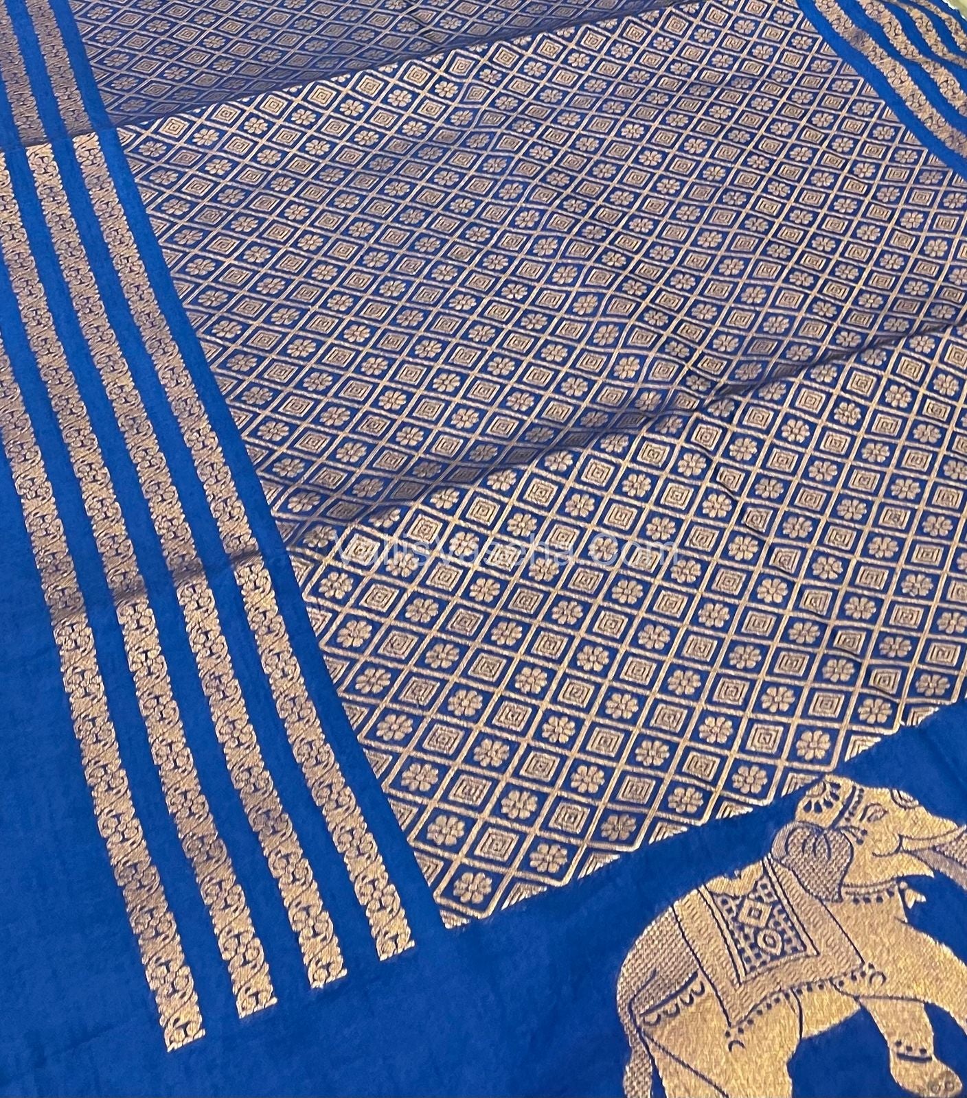 Mulberry Semi Silk - Blue Shade - VVMSS001