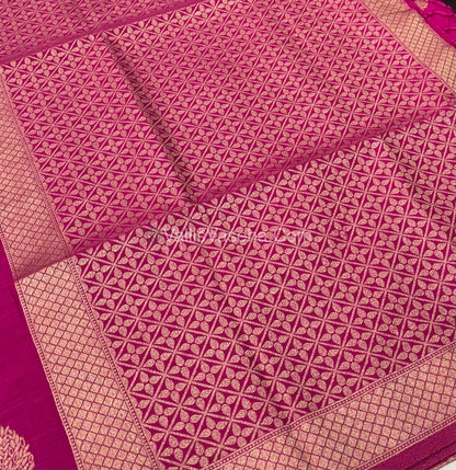 Banarasi - Heritage Silk - Semi Kathan Silk - Dark Pink Shade - VVBHS007