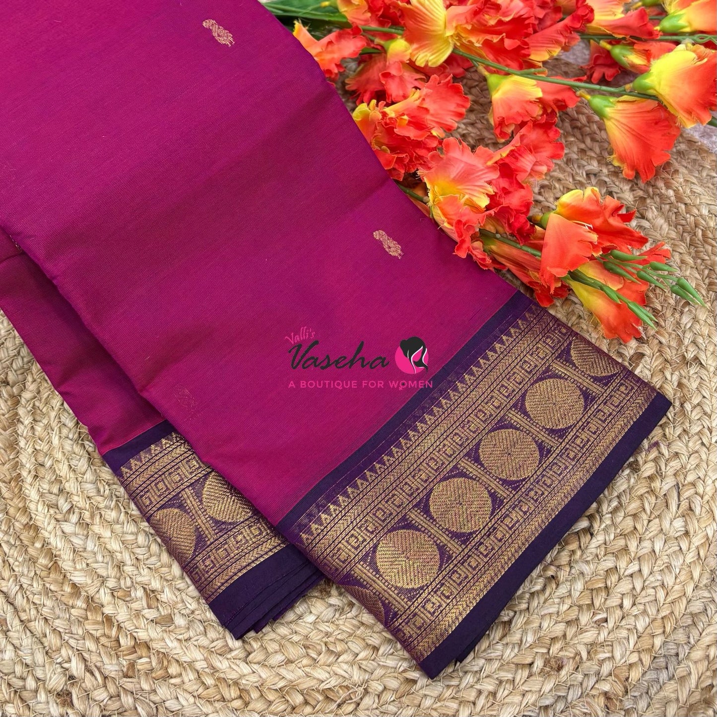 Kanchi Cotton Saree - VVKCS023