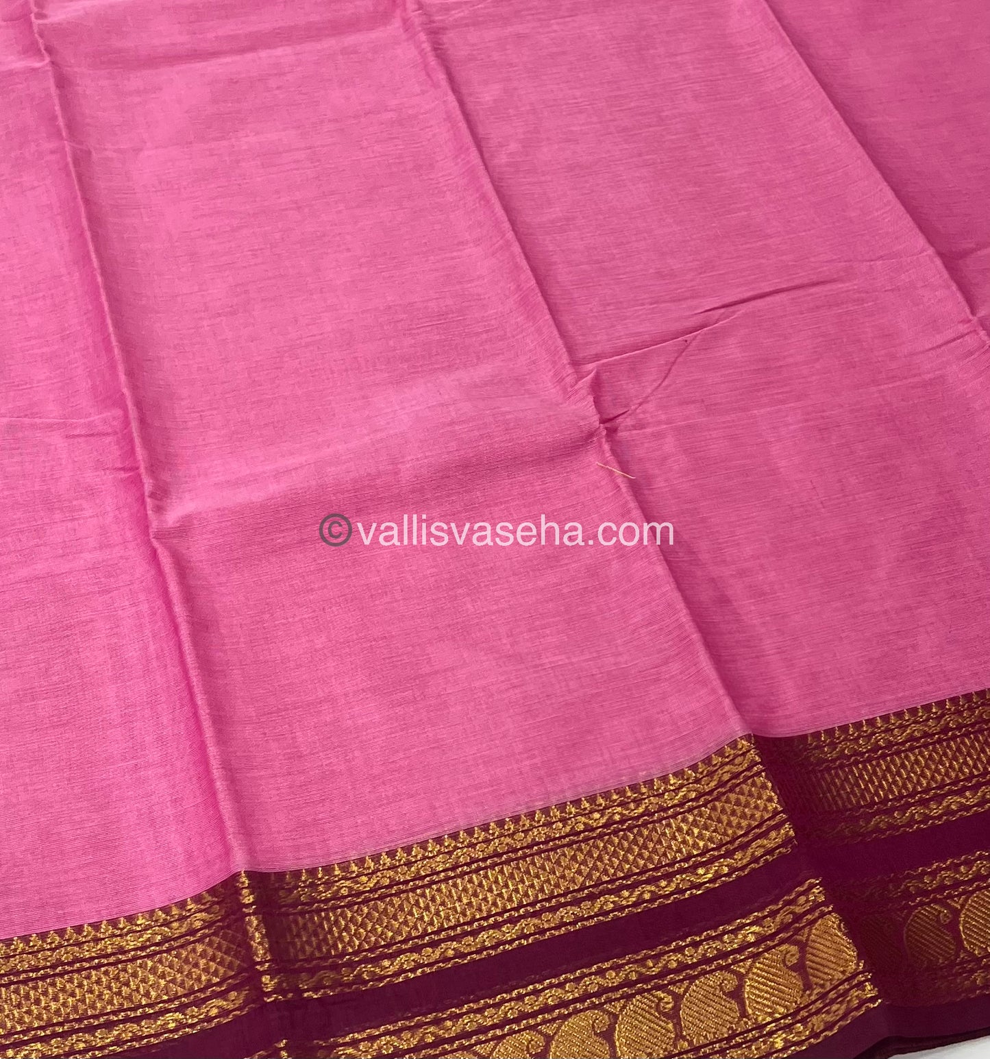 Kanchi Cotton Saree - 80 counts - VVKCS009