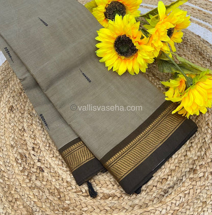 Kanchi Cotton Saree - Butta Design VVKCS008