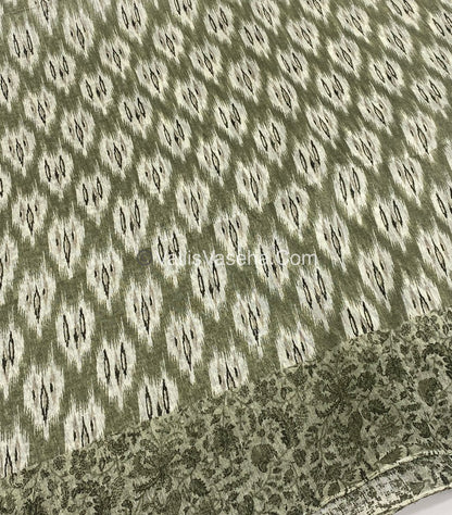Jute Mixed Cotton Saree | VVJCS001