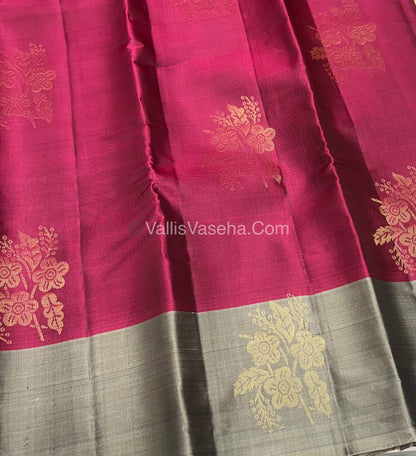 Half Mix - Pure Soft Silk Saree - VVPSS054