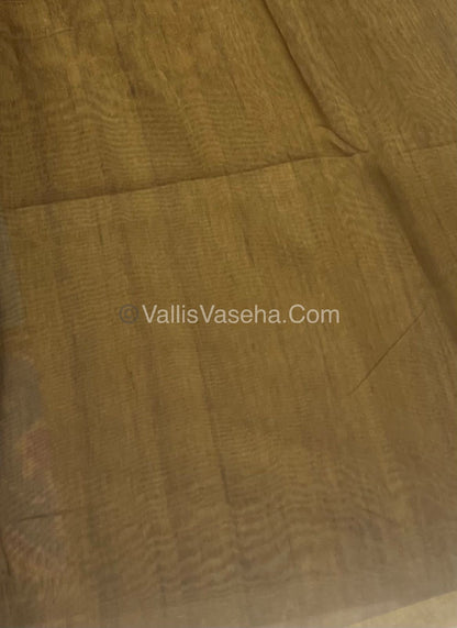 Semi Tussar Saree  - VVSTS009