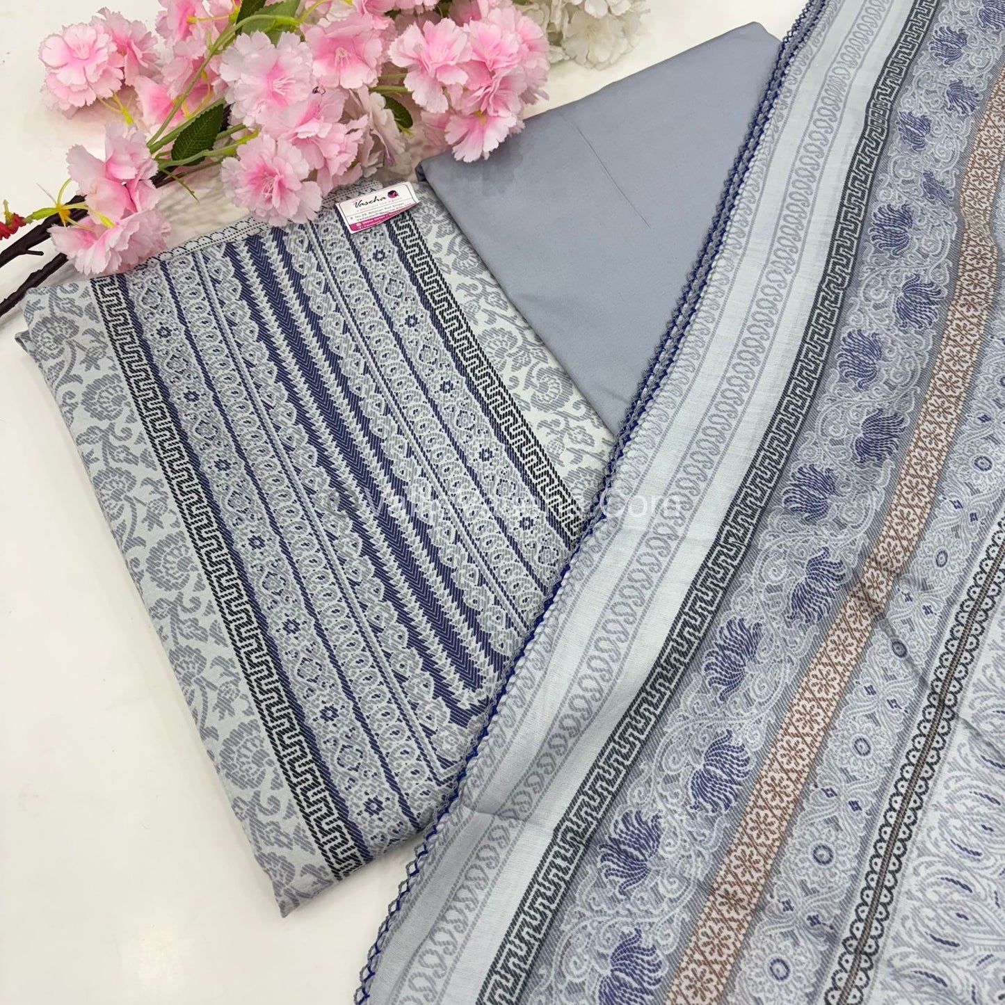 15%less - Offer Unstitched Material - Pure Cotton Material - VVDUM002