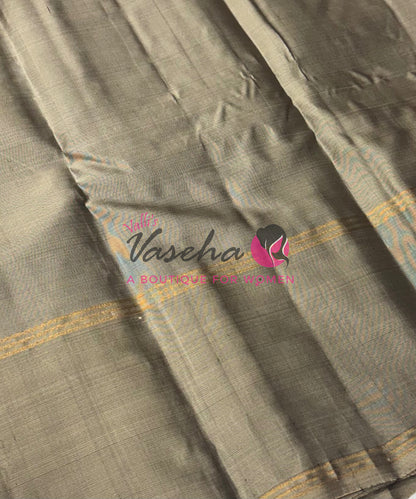 Half Mix - Pure Soft Silk Saree - Long Retta Petta Border with Butta - VVPSS105