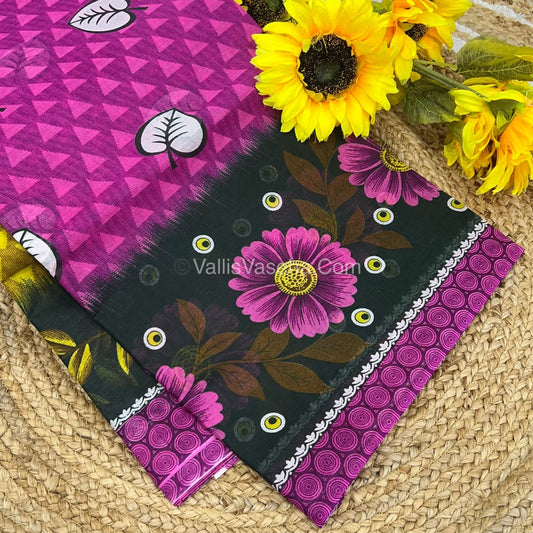 Pure Cotton Voile Saree | VVPVS001