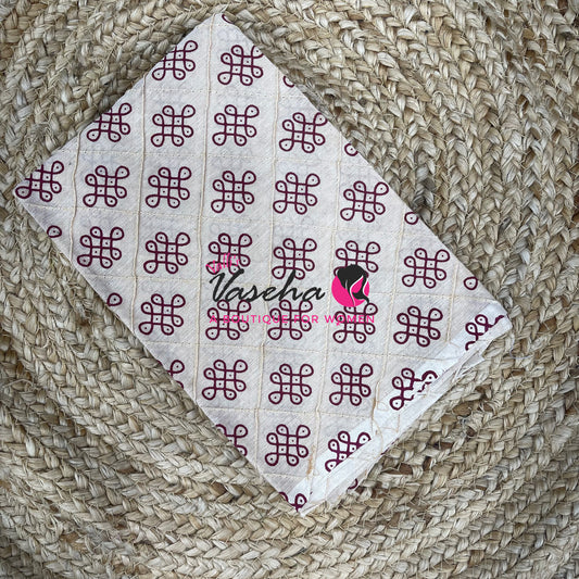 Blouse Bit - Pure Cotton - Print Diamond - 1 mtr - VVBB001