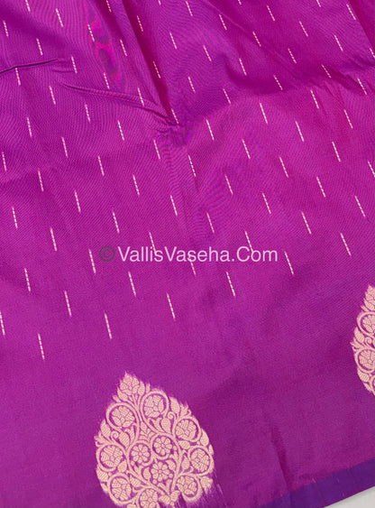Semi Soft Silk - Purplish Pink  Shade -VVSSS021