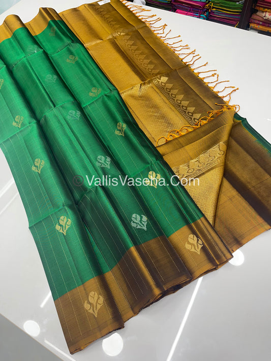 Half Mix - Pure Soft Silk Saree - VVPSS031