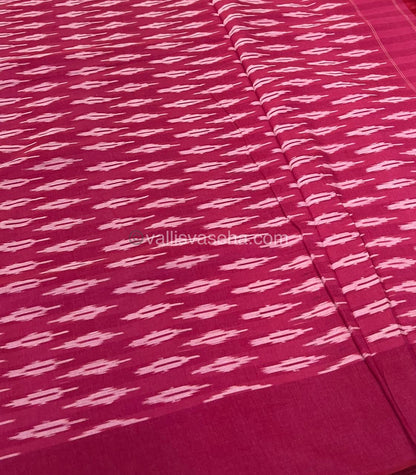 Ikkat Mercerised Cotton Saree - VVIKS001