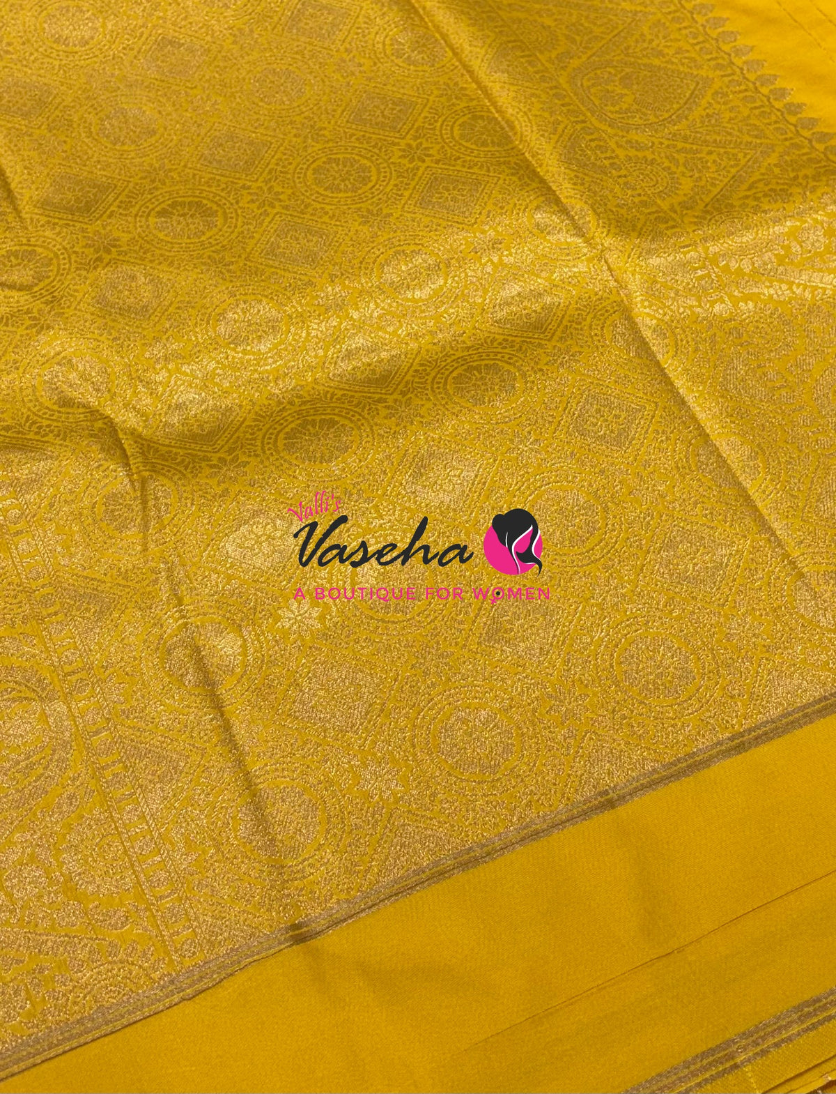 Semi Soft Silk  -  Yellow   Shade - VVSSS041