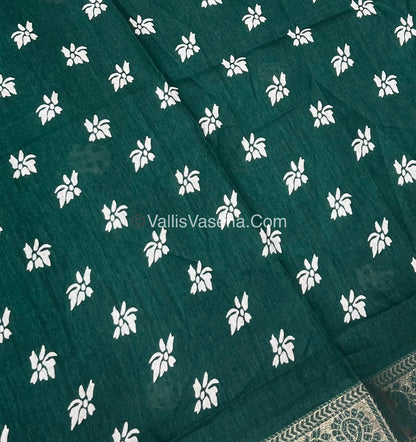 Casual Wear - Fancy Mixed Silk - Dark Green Shade - VVFMS002