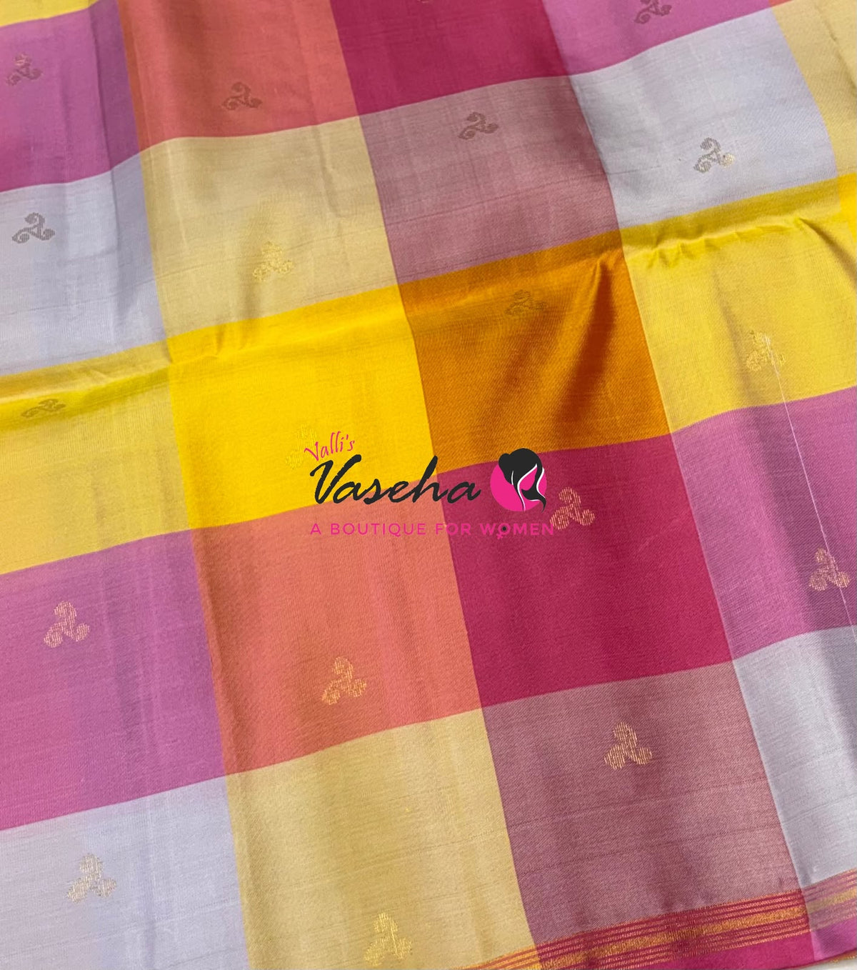 Pure Soft Silk Saree - Partly Pallu -  Half & Half Saree - VVPSS088