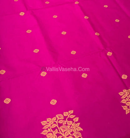 Mulberry Semi Silk - Dark  pink  Shade - VVMSS002