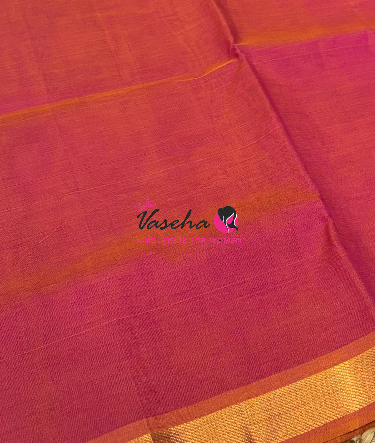 Pure Silk Cotton Sarees - Peach Shade  - VVPSC003