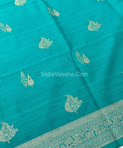 Banarasi - Heritage Silk - Semi Kathan Silk -  Sky Blue Shade - VVBHS009