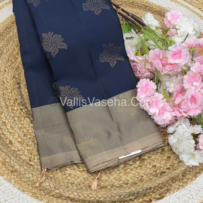 Half Mix - Pure Soft Silk Saree - VVPSS075