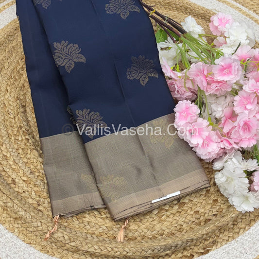 Half Mix - Pure Soft Silk Saree - VVPSS075