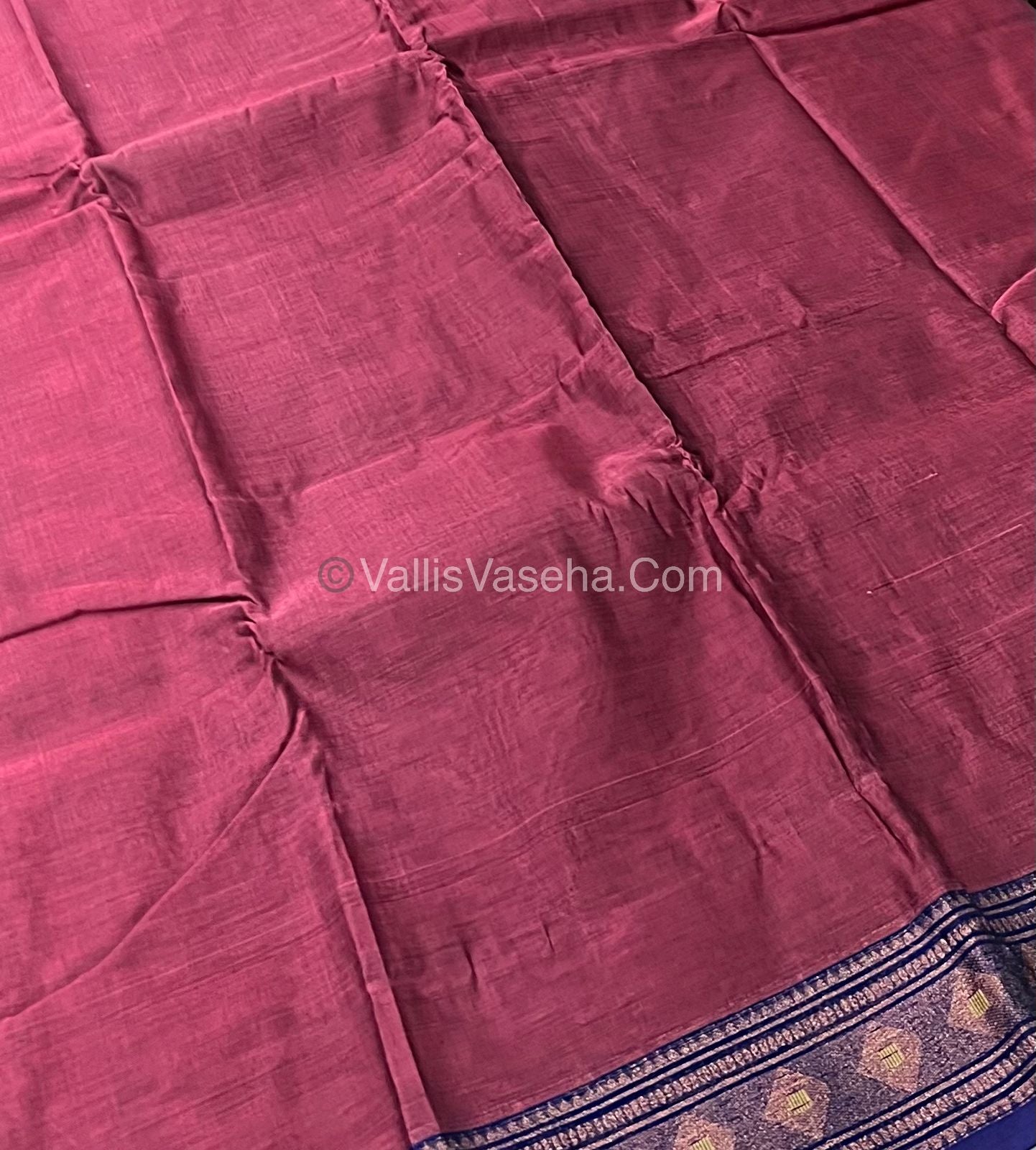 Dhaka Cotton Saree - VVDCS001