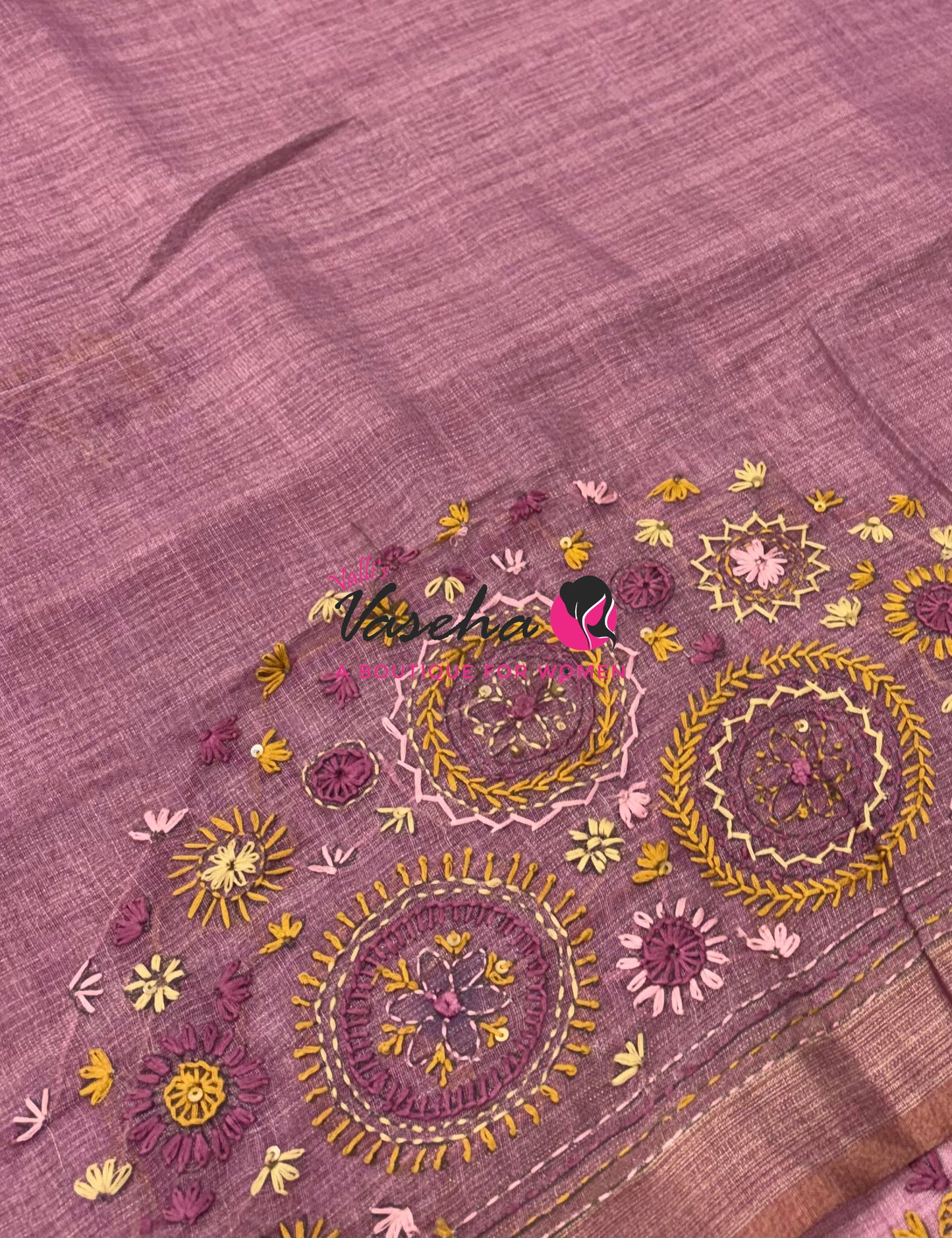 French Knot - Tissue Saree  - VVLFN019