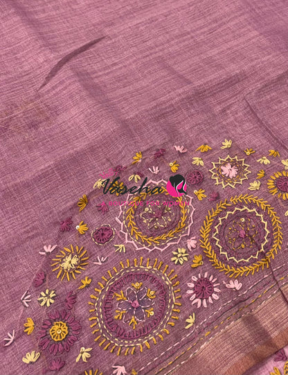 French Knot - Tissue Saree  - VVLFN019
