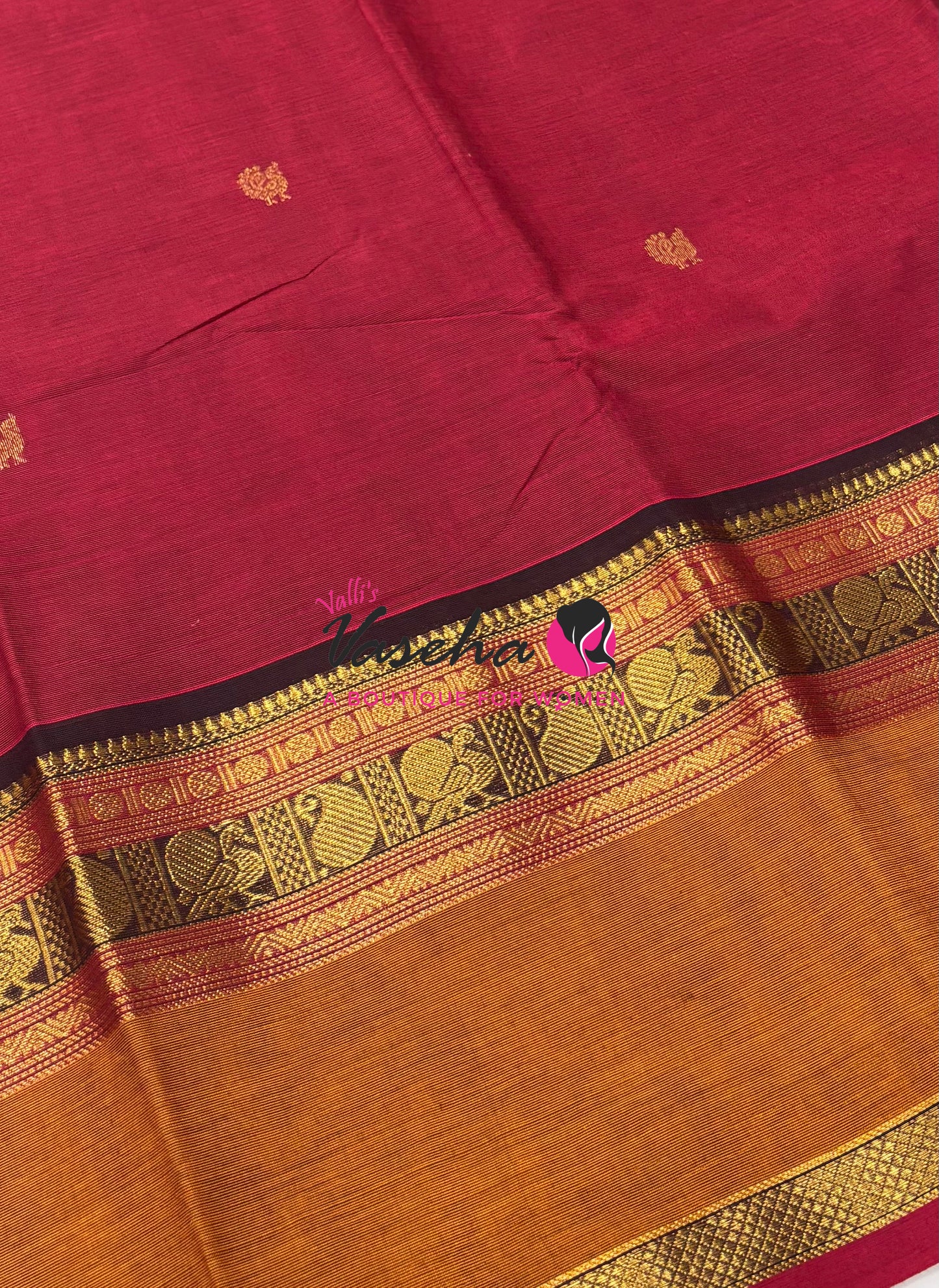 Kanchi Cotton Saree - VVKCS025