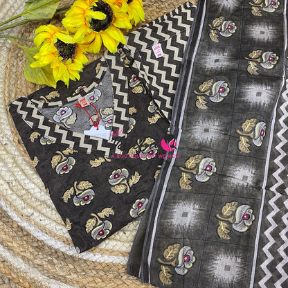 Ready Made - Salwar, Kameez & Duppatta(3pc) - Printed - VVRBS010