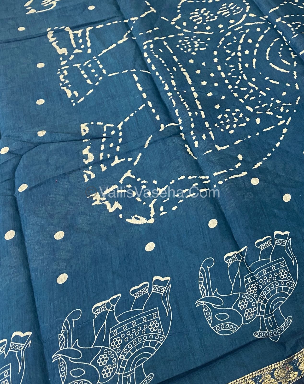 Mangalgiri Silk - Shibori Prints - VVMS002