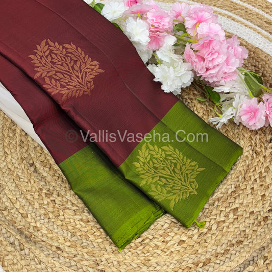 Half Mix - Pure Soft Silk Saree - VVPSS043