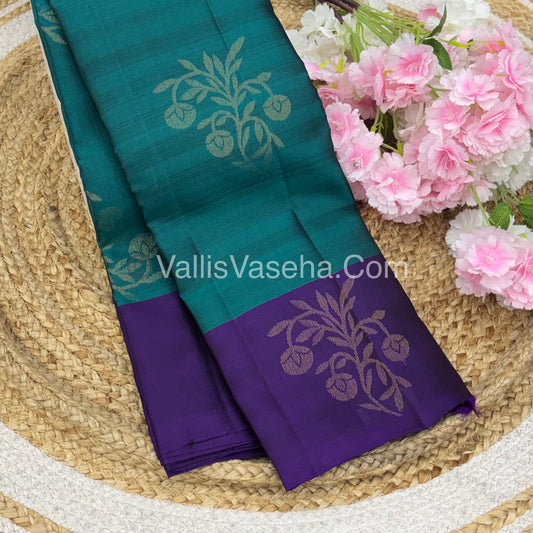 Half Mix - Pure Soft Silk Saree - VVPSS075