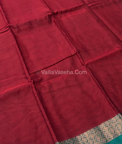 Dhaka Cotton Saree - VVDCS001