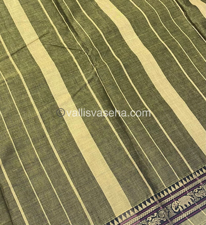 Narayanapet Mercerised Cotton Saree - VVNMC001