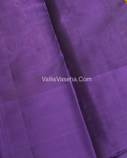 Half Mix - Pure Soft Silk Saree - VVPSS030