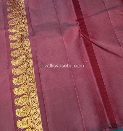Pure Kanchipuram Silk Saree - Pazhum Pazhamum Checks - VVPS017